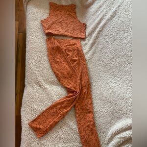 REI Orange Patterned Set